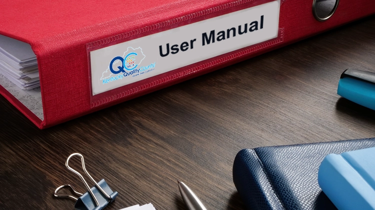 Photo of a user manual